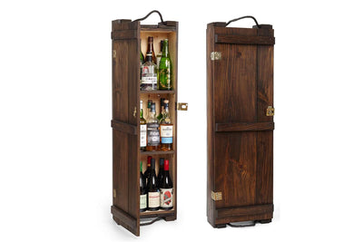 Whiskey Cabinet - Antique ***SOLD OUT for good. - Tout vendu *** - Wood Whiskey Cabinet | Whiskey Lovers Gift | Made in Montreal - Boites de la paix - 1